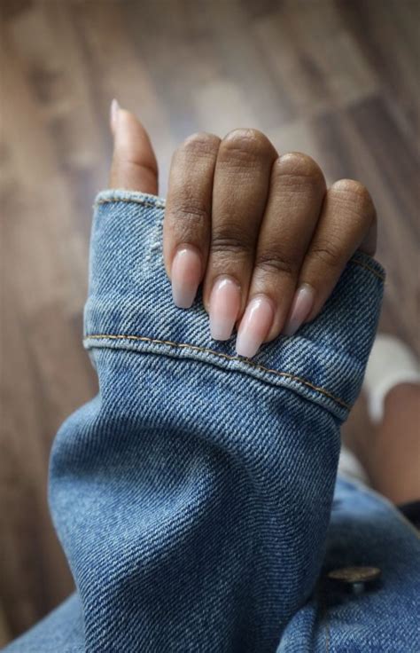 Milky Nude Nails For Dark Skin 15 Ideas Embracing Elegance And Versatility