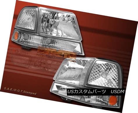 楽天市場ヘッドライト 1998 1999 2000 FORD RANGER CLEAR HEADLIGHTS CLEAR CORNER