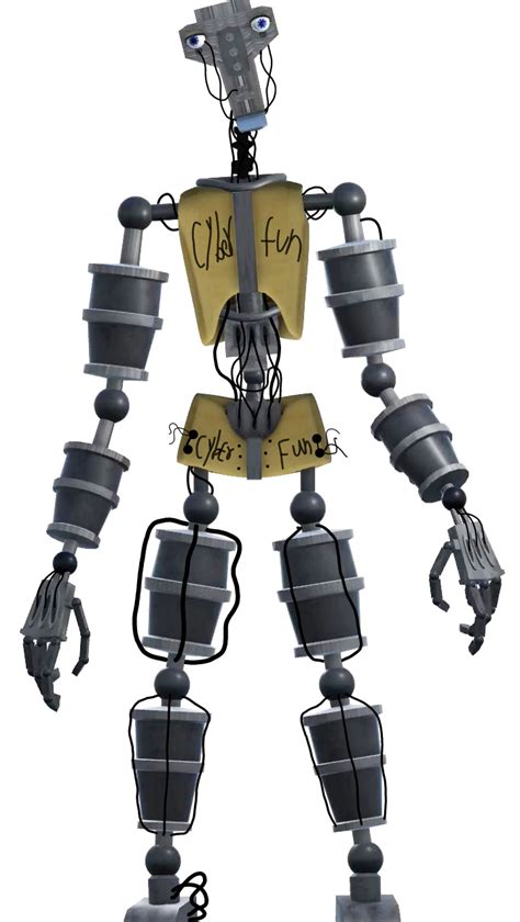Boozoo the Cyberfun Endoskeleton by Tyler3Dman on DeviantArt 