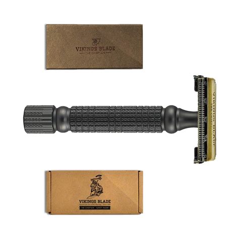 Buy Double Edge Safety Razor By Vikings Blade Short Handle Swedish