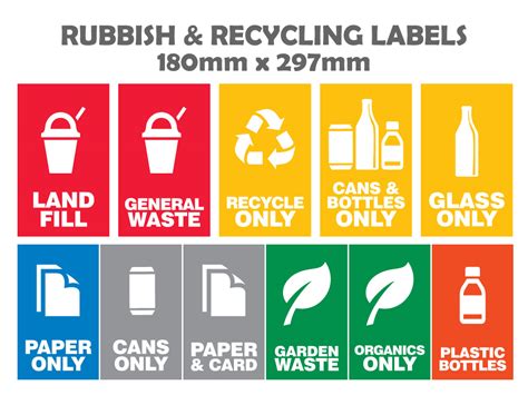 Printable Recycling Labels Bin Labels For The Classroom, 49% OFF