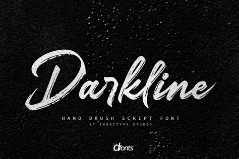 Darkline / Brush Script Font – Download Free Fonts