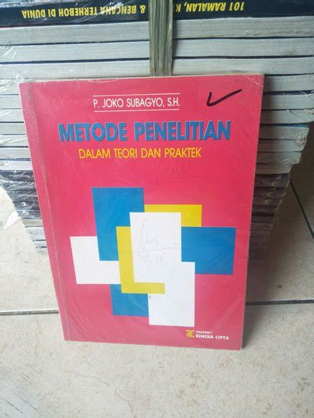 Jual Original Bekas Metode Penelitian Dalam Teori Dan Praktek Penerbit