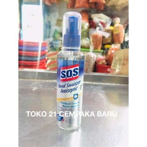 Jual Sos Hand Sanitizer Antiseptic Liquid Cair Spray Ml Sos Ml