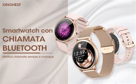 Smartwatch Donna Chiamate Bluetooth E Risposta Vivavoce XINGHESF 1 32