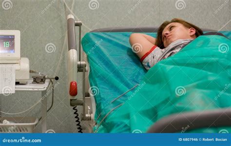 Pregnant Woman In Hospital Royalty Free Stock Image - Image: 6807946