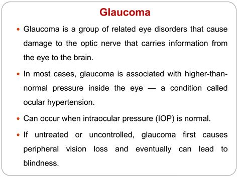 Eye Care Common Eye Related Conditions Pptx