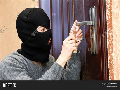 Burglar Breaking Into Image And Photo Free Trial Bigstock