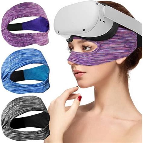 Vr Face Cover Pour Oculus Quest Anti Transpiration Tanche Housse Q