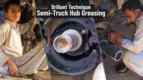 Semi Truck Hub Greasing Repairing Brakes Unveiling The Process