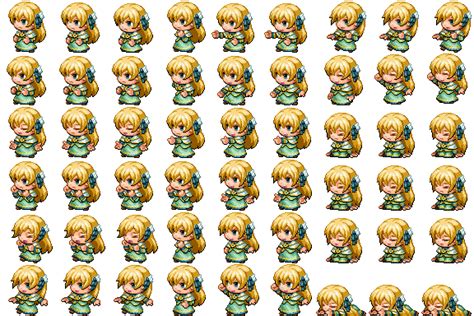 The Spriters Resource Full Sheet View Rpg Maker Mv Character 12 Battle