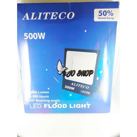 Jual Kap Lampu Sorot Lampu Tembak 500 Watt Aliteco Cahaya Putih