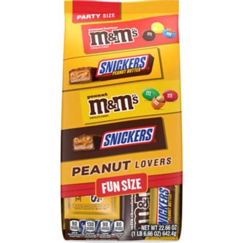 Mars Peanut Lovers Fun Size Candy Variety Bag 22 66 Oz Smith’s Food And Drug