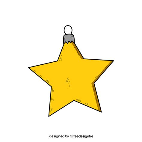 Star Ornament Drawing Clipart Free Download