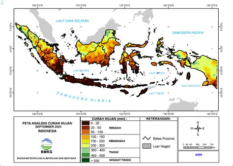 Analisis Curah Hujan Dan Sifat Hujan Bulan September 2023 BMKG