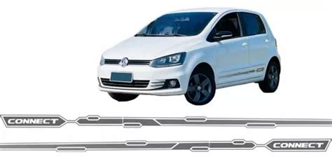 Kit Adesivos Fox Connect Faixa Lateral Volkswagen Grafite