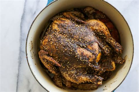 Zaatar Roasted Chicken Over Sumac Potatoes What Jew Wanna Eat