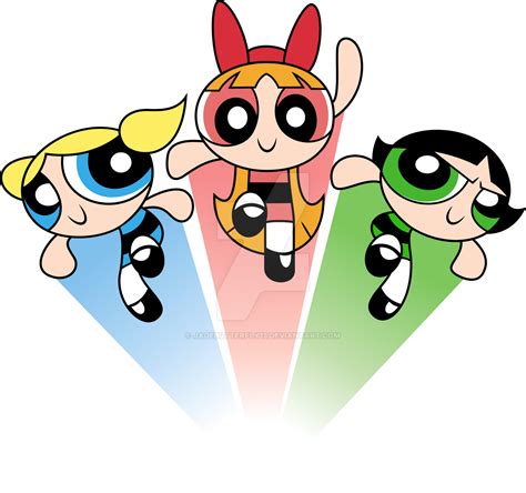 Check Out This Transparent Trio Of Powerpuff Girls Flying Png Image