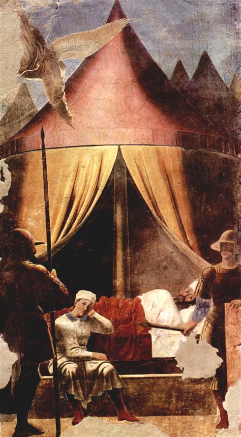 Sogno Di Costantino Affresco Di Piero Della Francesca