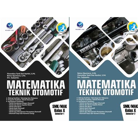 Jual Buku Matematika Teknik Otomotif Smk Mak Kelas X Semester Dan