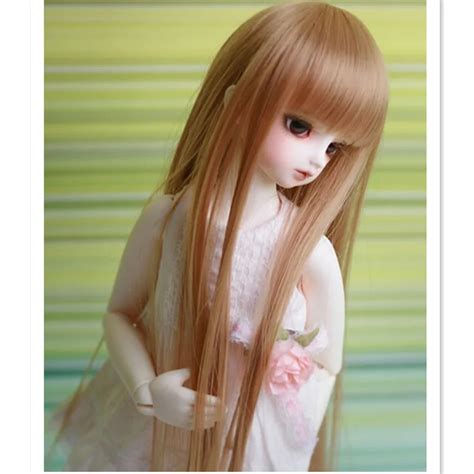 Aliexpress.com : Buy (17.5 19 cm) 1/4 BJD Wig Synthetic Doll Hair ...