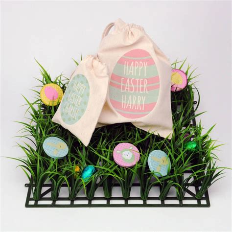 Personalised Pastel Easter Egg Bag By Postbox Party Personalized