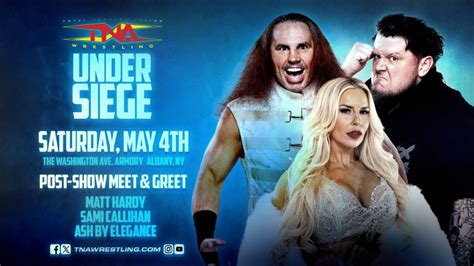 Albany The Action Continues This Saturday As Tna Wrestling Presents