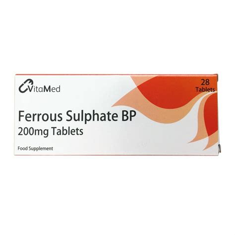 FERROUS SULPHATE 200MG 28 TAB UK | HnG Online Pharmacy