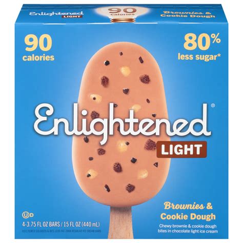 Save On Enlightened Ice Cream Bar Brownies And Cookie Dough 4 Ct Order Online Delivery Stop And Shop