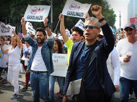 Masivas Protestas En Cdmx Por Alza A Gasolona Mx