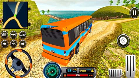 Uphill Offroad Bus Driving Simulator Mountain Road Bus Games Android