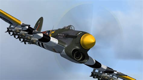 Hawker Typhoon Mk1B Aircraft Art Wwii Aircraft Fighter Aircraft