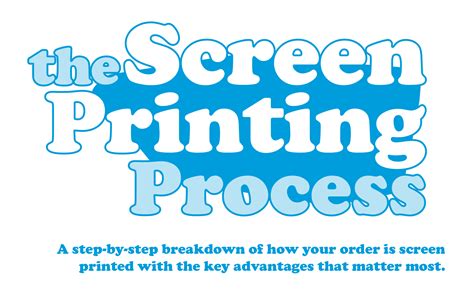 The Screen Printing Process - Infographic | UberPrints