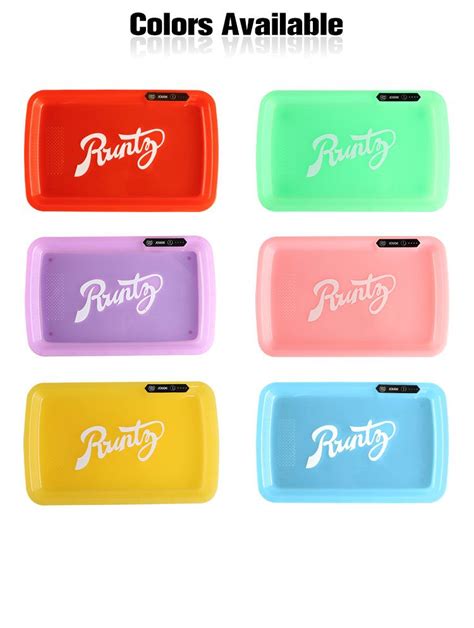 Runty Runtz Rechargeable Cookies Rolling Tray Glow Cigarette Plate ...