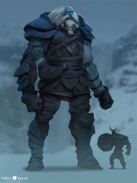 Artstation Frost Giant 1 Bierzerkers Alex Konstad Character Art