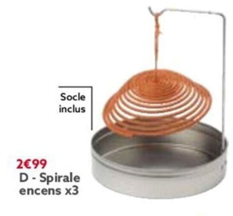 Promo Spirale Encens X Chez Gifi