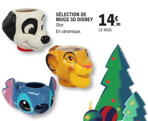 Promo S Lection De Mugs D Disney Chez E Leclerc Icatalogue Fr