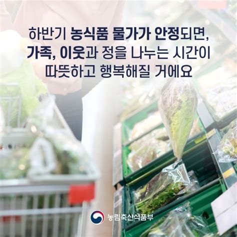 농식품부 하반기 농식품 물가 안정 최우선 과제 네이트 뉴스