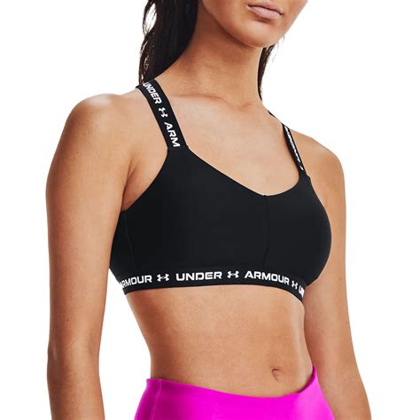 Under Armour Reggiseno Sportivo Crossback Low Donna Nero Mascheroni Store