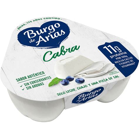 Queso Fresco De Cabra Mini Pack X G Envase G Burgo De Arias