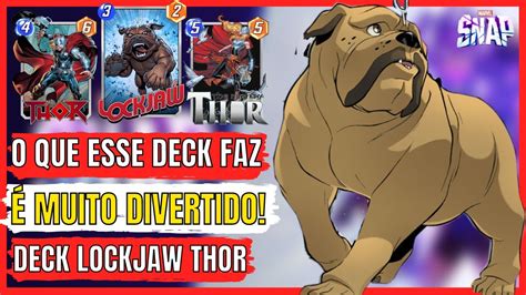 Lockjaw Muito Vers Til E Til Deck Dentinho E Thor Funciona