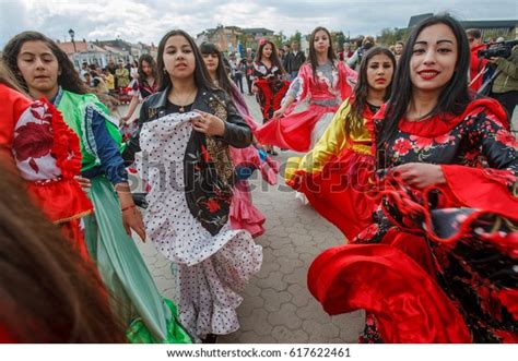 International Day Gypsy Celebrated Uzhgorod Ukraine Foto Stock