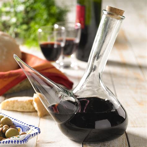 La Tienda Glass Porron Wine Pitcher Oz Capacity