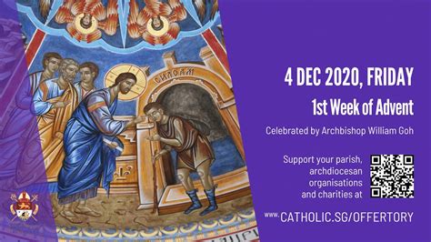 Catholic Weekday Mass Today Online Friday St Week Of Advent