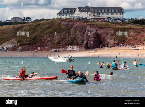 South Milton Sands In Devon Is A Popular Beach With Stand Up Paddle