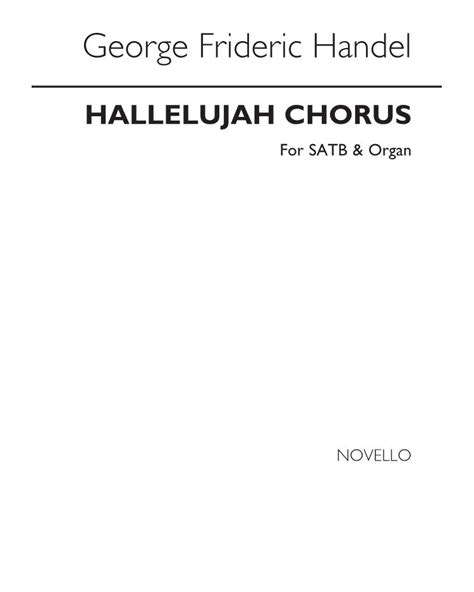 Hallelujah Chorus Sheet Music By George Frideric Handel Nkoda Free