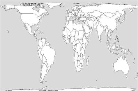 Gall Peters Map Illustrated Kids