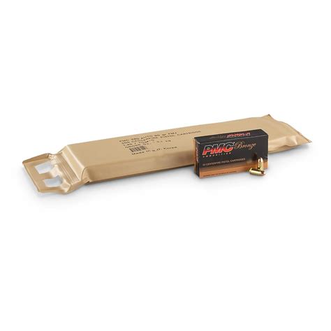 Pmc Bronze Battle Pack Acp Fmj Grain Rounds