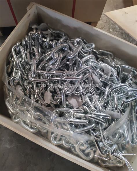 Galvanized Chain 3mm 4mm 5mm 6mm 8mm 10mm 12mm Smooth Welding Din5685a ...