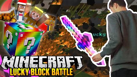 MEIN RAINBOW SCHWERT ICH GEGEN DEN REST 6 Lucky Block Battle